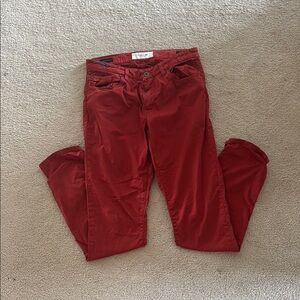 Mens red pants